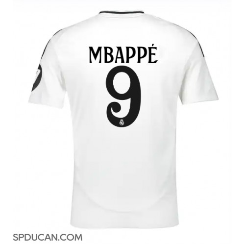 Muški Nogometni Dres Real Madrid Kylian Mbappe #9 Domaci 2024-25 Kratak Rukav